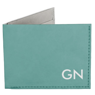 Celadon Green Monogrammed Billfold Wallet Tyvek® Zakportefeuille