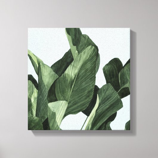 Celadon Palms Canvas Afdruk (Voorkant)