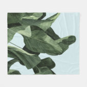 Celadon Palms Fleece Deken (Voorkant (Horizontaal))