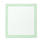 Celadon Quatrefoil Notitieblok (Voorkant)
