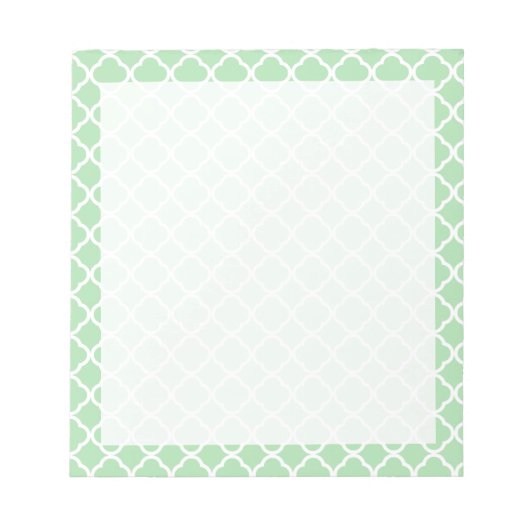 Celadon Quatrefoil Notitieblok (Voorkant)