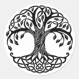 celboomstickers ronde sticker