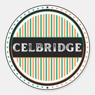 Celbridge City Pride Embleem – Ierse identiteit Ronde Sticker