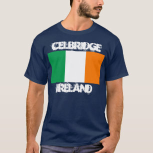 Celbridge, Ierland met Ierse vlag T-shirt