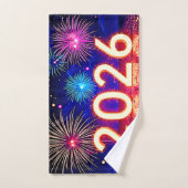 Celebrate 2026: Bright Future Spark Design Bad Handdoek (Handdoek)