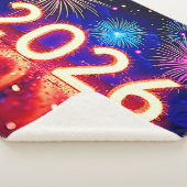 Celebrate 2026: Bright Future Spark Design  Sherpa Deken (3/4)