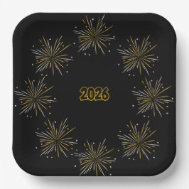 Celebrate 2026 Paper Plate Papieren Bordje
