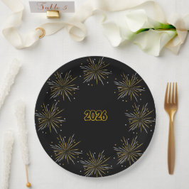Celebrate 2026 Paper Plate Papieren Bordje