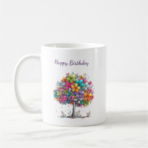 Celebrate a Special Day Illustrated Coffee Mug