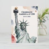 Celebrate America at 250 Patriotic Invitation (Debout devant)