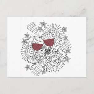 Celebrate Birthdays, verjaararies, weddings Briefkaart