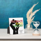 CELEBRATE BLACK GESCHIEDENIS Christelijke scripts Fotoplaat (Insitu)