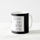 CELEBRATE BLACK HISTORY 247365 Personalized BHM Koffiemok (Voorkant rechts)