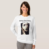 CELEBRATE BLACK HISTORY BILLY HOLIDAY T-SHIRT (Voorkant volledig)