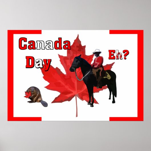 Celebrate Canada Day Poster (Voorkant)