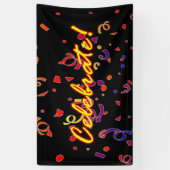 Celebrate Confetti Black Spandoek (Verticaal)