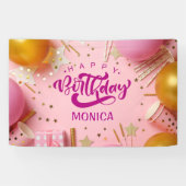 Celebrate! Custom Birthday party Spandoek (Horizontaal)