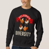 Celebrate Diversity Chicken T-shirt (Voorkant)