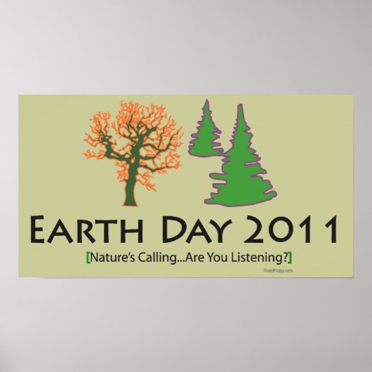 Celebrate Earth Day 2011 Poster (Voorkant)