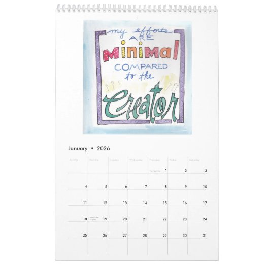 Celebrate Faith Calendar Kalender (Jan 2026)