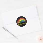 Celebrate Gay Pride Abstracte Rainbow Stickers (Envelop)