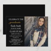 Celebrate Graduation Party Kaart (Voorkant / Achterkant)