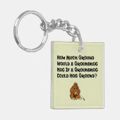 Celebrate Groundhog Day Sleutelhanger (Voorkant Links)