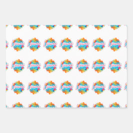 Celebrate in Style with Leiiwaa Vibes 🌺 Inpakpapier Vel