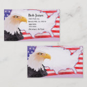 Celebrate Independence Eagle Visitekaartje (Voorkant / Achterkant)