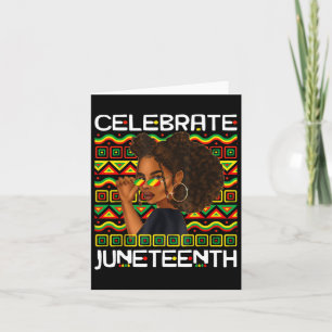 Celebrate Juneteenth 1865 African American Freedom Kaart