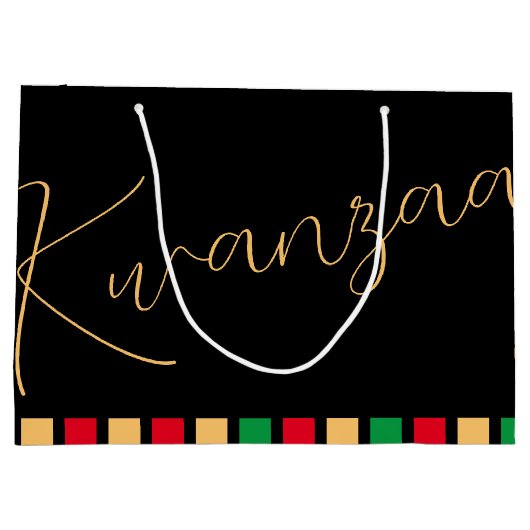 Celebrate Kwanzaa Groot Cadeauzakje (Achterkant)