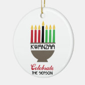 Celebrate Kwanzaa Keramisch Ornament (Links)