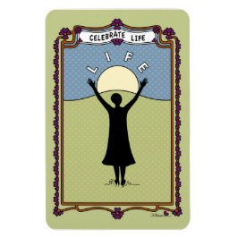 Celebrate Life 2_A_Flexible Magnet 4"x6" Magneet