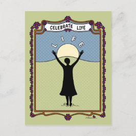 Celebrate Life A_ Briefkaart