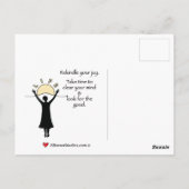 Celebrate Life A_ Briefkaart (Achterkant)