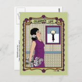 Celebrate Life_A_ Briefkaart (Voorkant / Achterkant)