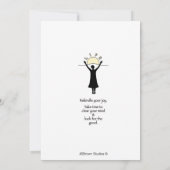 Celebrate Life A_Flat Card 5"x7" Aankondiging (Achterkant)