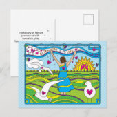 Celebrate Life_ Briefkaart (Voorkant / Achterkant)