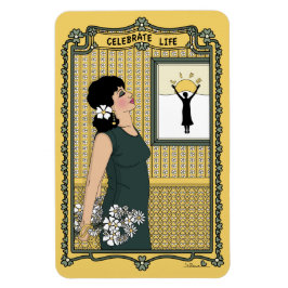 Celebrate Life_C_4x6 koelkast Magnet Magneet