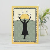 Celebrate Life_C_Flat Card 5"x7" Aankondiging (Staand voorkant)