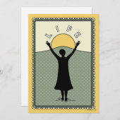 Celebrate Life_C_Flat Card 5"x7" Aankondiging (Voorkant / Achterkant)