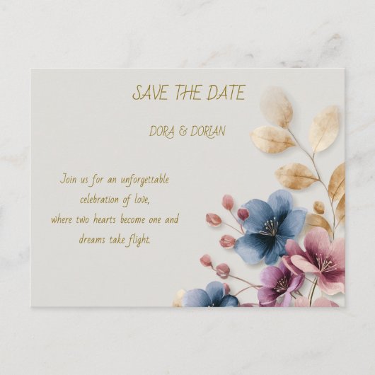 Celebrate Love and Joy with a wedding invitation (Devant)