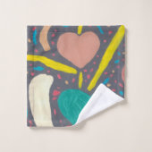 Celebrate Love Bath Towel Set Bad Handdoek (Wasdoekje)