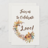 Celebrate Love Kaart (Voorkant / Achterkant)