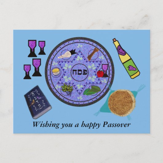 Celebrate Passover Briefkaart (Voorkant)