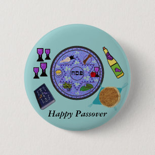 Celebrate Passover Ronde Button 5,7 Cm