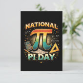 Celebrate Pi Bedankkaart (Staand voorkant)