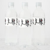 Celebrate Runners Aangepaste labels voor waterfles Waterfles Etiket (Flessen)