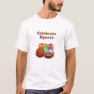 Celebrate Sports Vet letters Wit T-shirt