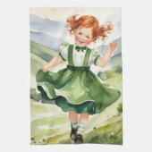  Celebrate St Patrick's Day Theedoek (Verticaal)